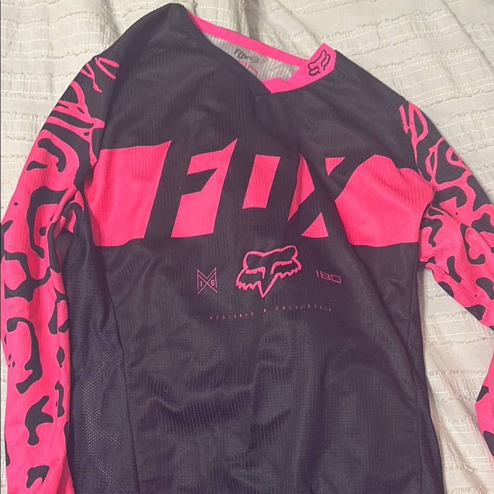 Fox Racing Black and Pink Jersey